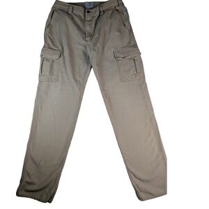Tyndale Fire‎ Resistant Cargo Pants Men's Canvas Flex Size 36/36T Tan Workwear